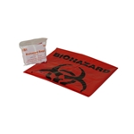 Biohazard Bag w/ Tie 1/Pack