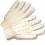 Nap in Quilted Cotton Double-Palm Gloves