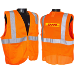 Safety Orange Class 2 Economy Mesh Vest