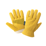 Water Resistant Grain Cowhide Leather Driver Glove