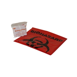 Biohazard Bag w/ Tie 1/Pack