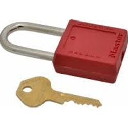 Keyed 6-Pin Lock Red