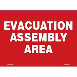 Evacuation Assembly Area Sign