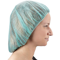 Green 24" Bouffant Cap