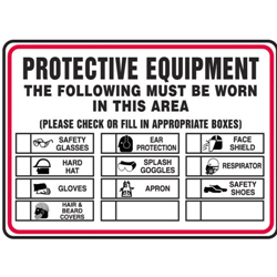 Protective Equipment Sign