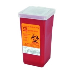 Honeywell North® 1 Quart Red Sharps