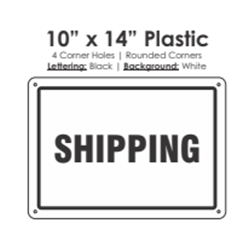 Shipping Sign