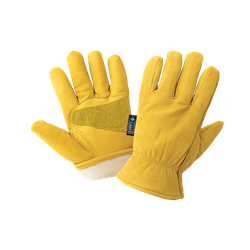 Water Resistant Grain Cowhide Leather Driver Glove